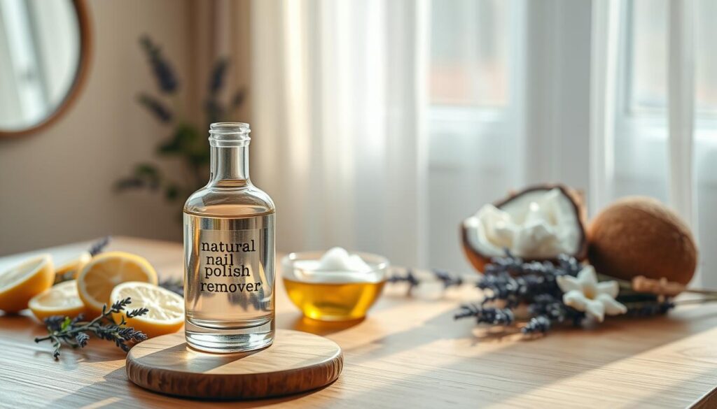 bæredygtig neglelakafrenser og naturlige ingredienser