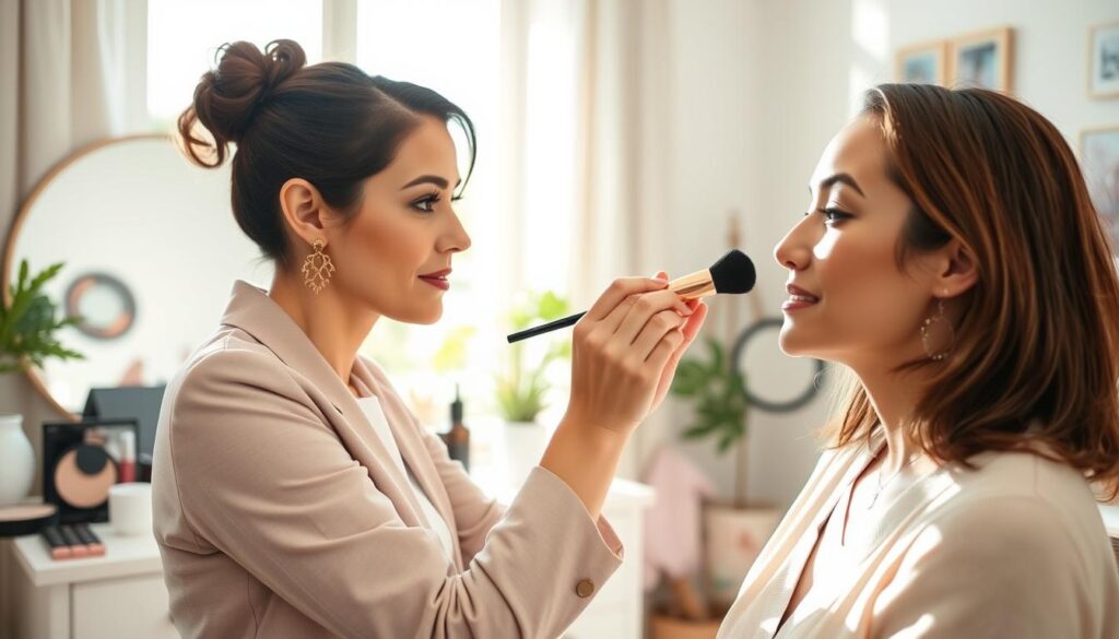 freelance makeup artist arbejde