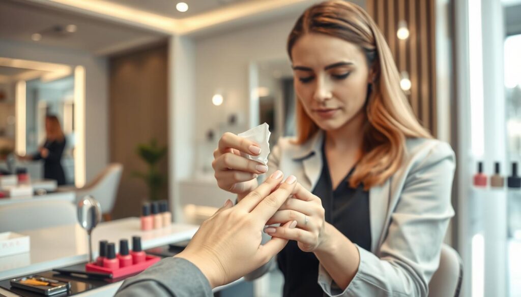professionel fjernelse af akryl neglelak