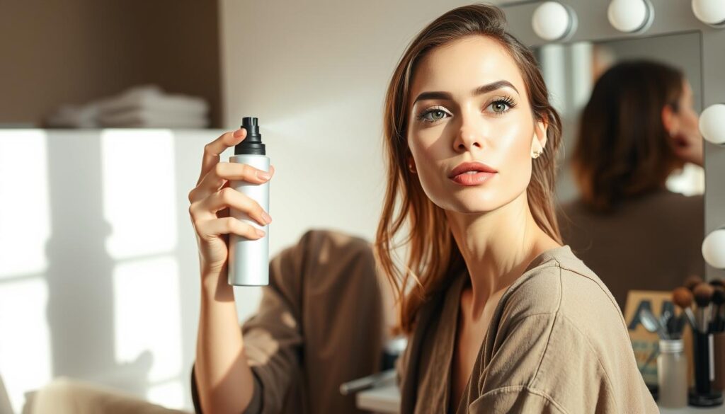 sæt makeup med setting spray og pudder sæt makeup med setting spray og pudder